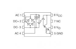 China HCPL-3760-000E RF Integrated Circuits Logic Output Optocouplers AC/DC to Logic supplier