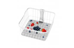 China Convenient Metal Storage Rotating Storage Trolley with 3 Tiers and Wheels supplier