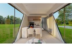 China Prefabricated Space Capsule House Modern Design For Living supplier