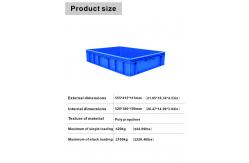 China Functional Logistic Nestable Stackable Plastic Moving Boxes for PE Storage Solutions supplier