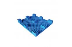 China Single Side Nestable Plastic Pallet 120*120cm Polyethylene Plastic Skids supplier
