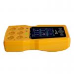 Portable 6 In 1 Multi Gas Detectors With Pump H2s Co O2 Ch4 Pump Sampling Gas Detector for sale