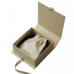 Cardboard Jewerly Packaging Box With Ribbon Custom for sale