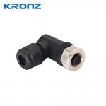 M12 Circular Connector Angle Field-wirable Connectors 4 Pin Rated Current 4A/2A for sale