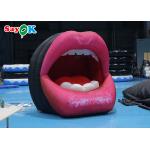 Tarpaulin Custom Inflatable Products For Pub Music Party Mouth Lip Model Decoration for sale
