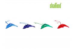China Single Dolphin Plastic Custom Not Vehicle Specific Air Fresheners 12g  OEM / ODM supplier