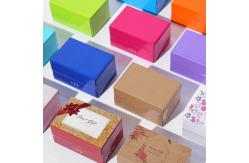 China Cardboard Cosmetic Packaging Paper Box Custom Print Small Soap Box Eco Friendly supplier