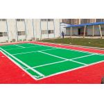 Recyclable Outdoor PP Interlocking Flooring Tiles Multi Field Red
