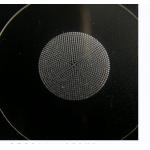 High Temperature Resistance Fused Silica Plate Round Shape Laser Drilling for sale