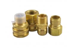 China 1700psi Non Valved Series Brass Quick Release Coupling supplier