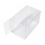 Die Cut Lines Cosmetic Packaging Clear Plastic Folding Boxes for sale