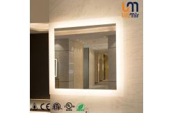 China Touch Sensor Frameless Lighted Bathroom Mirror High Reflection Wall Hanging supplier