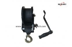 China Mechanical Drum 1600LBS Two Way Hand Winch supplier