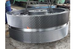 China Mining Cement Rotary Kiln And 50TPD Ball Mill Pinion Gears With Diameter 100mm supplier