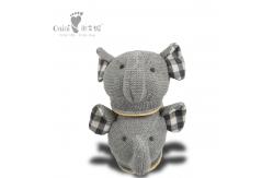 China 18 X 7cm Kids Shoes Warm Infant Shoes Grey Elephant Head Pattern supplier