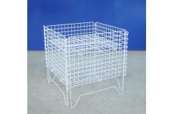 China Supermarket 	Industrial Wire Container Detachable Wire Mesh Stillage supplier