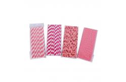China Custom Waterproof Biodegradable Kraft Paper Drinking Straws supplier