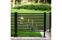China Black Powder Coating  Iron Tubular Metal Fence Spearhead Design supplier
