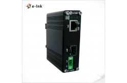 China Mini Type Industrial Fiber Optic Ethernet Media Converter 10 / 100 /1000M 48VDC supplier