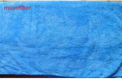 China Blue  80 * 140cm Altra Thick Microfiber Bath Towels Super Absorbent Bathroom Cleaning supplier