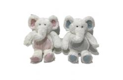 China Factory Wholesale Can Customize Small Elephant Plush Toys With Rattle Paper supplier