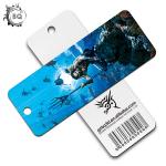 PET Flip & 3d Effect Plastic Custom 3D Bookmark With Tassels / Lenticular Printing Services