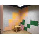 Custom Reduce Noise Acoustic Polyester Acoustic Panels / Theater Polyester Fiber Board for sale