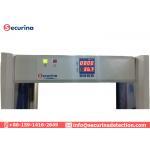 Voice Prompts Security Walk Through Metal Detector Body Temperature Measuring Thermometer