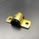 Gold Zinc 1'' Two Holes Omega Pipe Cushion Clamps for sale