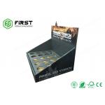 Customized Counter Display Racks With Holes Retail Promotion Cardboard Counter Display