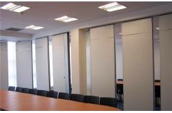 China Meeting Room Sound Proof Partitions / 2000mm Height Hanging Sliding Partition Walls supplier