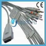 Burdick Eclipse 10 lead ecg /ekg cable,Banana 4.0mm for sale
