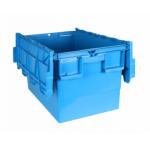 Virgin Plastic Attached Lid Containers Nestable Stackable Moving Tote Box