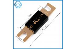 China Car Audio Waterproof Bolt Down ANL Fuse Holder 40 - 500A With Transparent Cover supplier