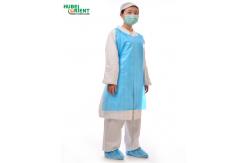 China Cleaning Apron PE Disposable Aprons Plastic Apron Disposable With Smooth Surface supplier