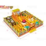 Inflatable Commercial Bouncy Castle With Challange Obstacles