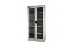 China School Glass Door Document H185cm Metal Cabinet Locker supplier