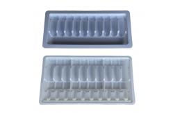 China 1ml 2ml 5ml 10ml PET Ampoule Tray Water Injection Ampoule Packaging Tray Customization supplier