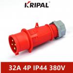 IP44 High Quality Industrial Phase Inverter Plug 32A 4 Pole 380V for sale