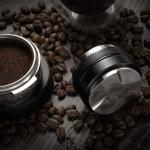 49.5Mm Wooden Handle Espresso Coffee Needle Power Tamper Cafe for sale