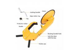 China Anti Theft Car And Motorcycle Positioning Embedded Parking Wheel Lock Clamp supplier