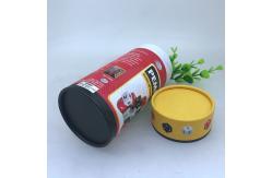 China Customized Recyclable Kraft Paper Tube Packaging For Puzzle Gold Stamping Printing supplier