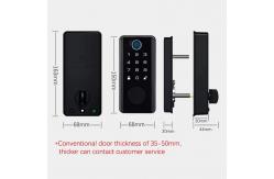 China Europe Style Smart Digital Door Lock Unlock With Fingerprint Card Code Key supplier