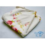 Microfiber Heat Transfer Printing Flower Clean Microfiber Cloth , 3pcs x 12 x 24