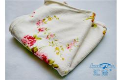 China Microfiber Heat Transfer Printing Flower Clean Microfiber Cloth , 3pcs x 12 x 24 supplier
