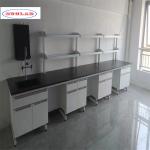 Blue Lab Workbenches with Year and Number of Hooks As Drawing for sale