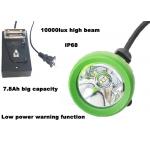 MSHA 7.8Ah Rechargeable Mining Cap Lamp 10000lux Led Hunting Cap Lights