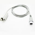 Compatible Comen 12Pin Adult Finger Clip Spo2 Sensor Grey 3metre medical TPU Adult Spo2 Sensor for sale