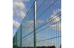 China Curvy 3D Triangle Galvanized Welded Wire Mesh Fence PVC Coated supplier