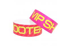 China Unique Tyvek Security Wristbands For Events Water Resistant Synthetic supplier